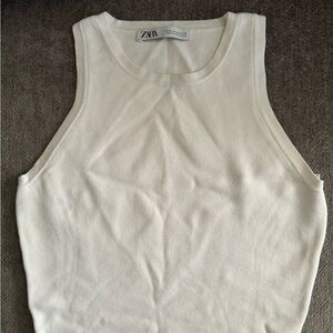 Zara Women's White Tank Top